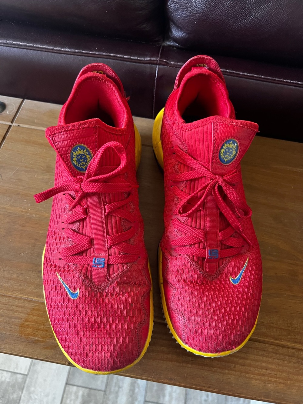 NIKE LeBron 16 men’s shoes. Size 10.5 excellent condition. The real deal!!